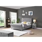 GIE Kilkenny Gas-Lift King Size Bed - Silver