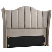 GIE Wilson Upholstered King Size Headboard - Grey