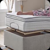 Adjust-A-Bed Mayfair Luxury Pillow Top King Size Adjustable Bed Mattress