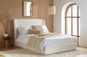 Birlea Lanis Double Ottoman Bed - Cream