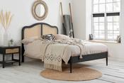 Birlea Leonie Rattan Super King Size Bed Frame - Black
