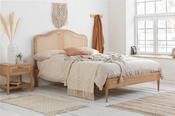 Birlea Leonie Rattan Super King Size Oak Bed Frame