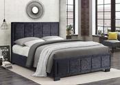 Birlea Hannover Double Ottoman Bed Frame - Black Crushed Velvet