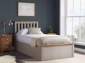 Birlea Phoenix Single Ottoman Bed Frame - Pearl Grey