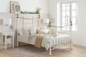 Birlea Bronte King Size Bed Frame - Cream