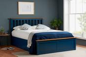 Birlea Phoenix Small Double Ottoman Bed Frame - Navy