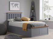 Birlea Phoenix Single Ottoman Bed Frame - Stone Grey