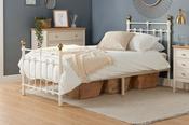 Birlea Atlas Single Bed Frame - Cream