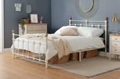 Birlea Atlas Double Bed Frame - Cream