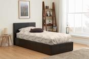 Birlea Berlin Single Ottoman Bed Frame - Brown Faux Leather