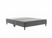 Respa Super King Size Divan Base - 6" Beech Round Fixed Leg