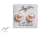Large Cultured pearl earring studs 37626 image
