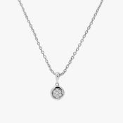 Sterling silver sparkly pendant 38820 image