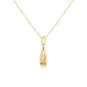 9ct Gold Teardrop pendant 38857 image