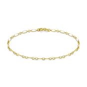 Gold Figaro Bell chain bracelet 38860 image