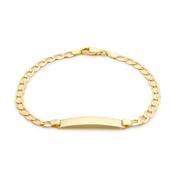 9ct Gold ladys engravable ID bracelet 38867 image