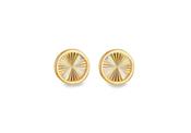 Gold Rainbow circle earrings 37846