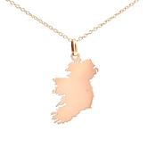 Gold map of Ireland pendant 38843 image