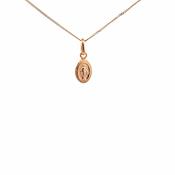 Gold mini Miraculous medal 38845 image
