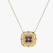 Gold tone Amethyst pendant 38797 image