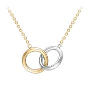 9ct gold two tone Connected necklace 38862 image