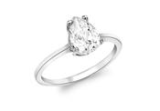 White gold Pear Cut Promise ring 37863 image