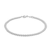 8"/20cm polished curb bracelet in sterling silver 38890 image