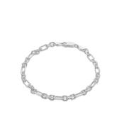 Ladys fancy Bell link sterling silver bracelet 38897 image