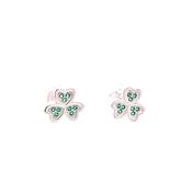 Silver Irish Shamrock earrings 38751 image
