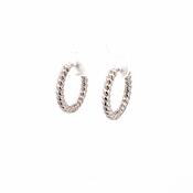18mm rope heavy hoop earrings 38937 image