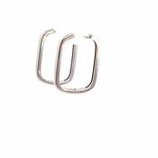 18mm square Huggy earrings 38941 image