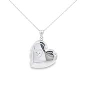 Heart shaped 2 picture locket 36917 image