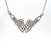 Silver large Celtic necklace 38755 image