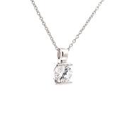 Large CZ bar set pendant 38705