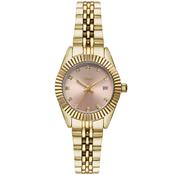 Ladys 47531 gd pk ROXIN CRYSTAL GOLD PINK quartz watch 38564
