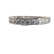 CZ Eternity ring in sterling silver 38945 image
