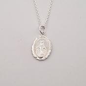 Sterling silver small Miraculous medal 38906 image