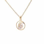 Gold toned sterling silver swirl pendant  38931 image