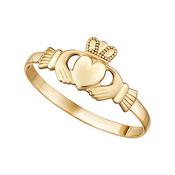 9ct Gold Ladies Claddagh ring 32507