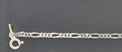Silver Figaro chain 27589