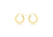 18mm 9ct gold Creole earrings 35213