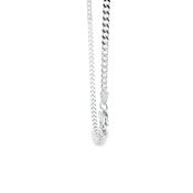 Sterling silver curb link chain heavy weight, 20"/51cm 27557 image