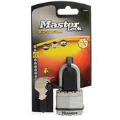 45mm wide MASTER LOCK Excell laminated steel padlock with 38mm long shackle image