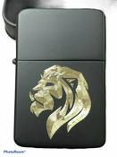 Lion Head Lighter, Matte Black Finish image