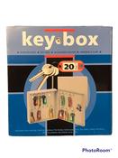 20 Hook Key Cabinet with Key Deadlock image