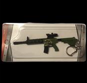 Military Rifle - Metal gun keychain image