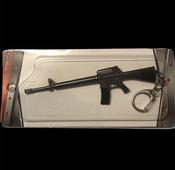 Machine Gun - Metal gun keychain image