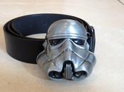 Star Wars - Chrome Stormtrooper Buckle with belt image