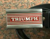 Triumph Logo red buckle with belt image