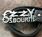Ozzy Osbourne logo buckle with belt image